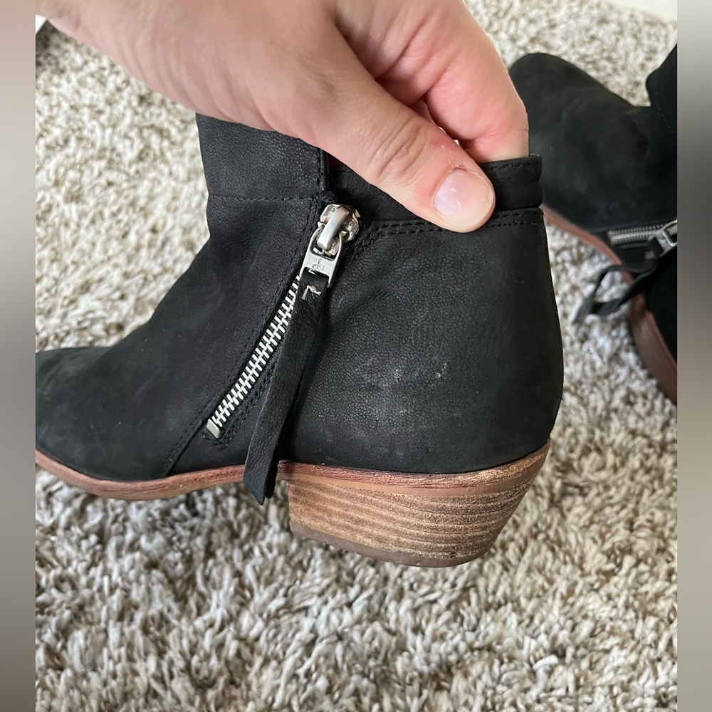 Sam Edelman Leather Packer Ankle Booties in Black Women's Size 8 - Picture 12 of 16